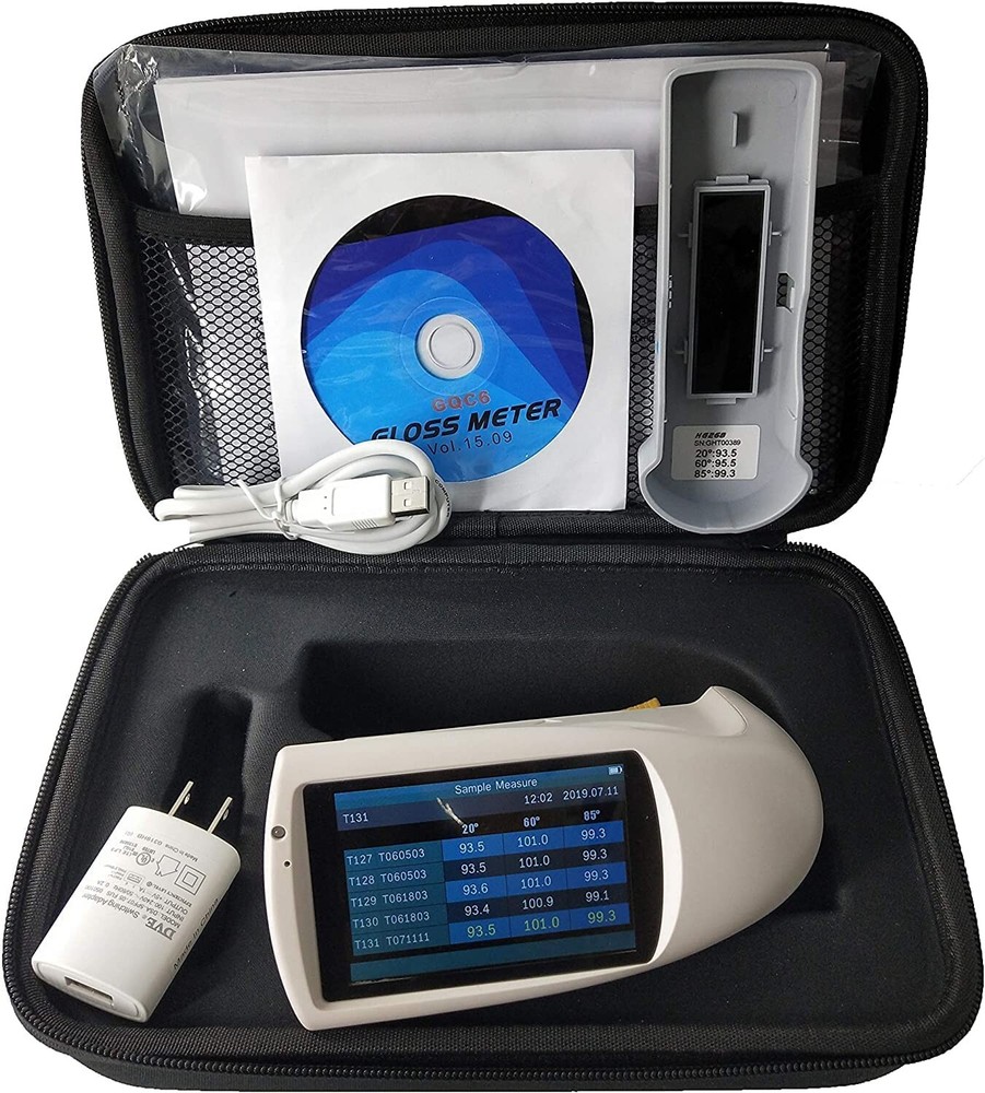 Three Angle Gloss Meter with Angle 20°/60°/85° 0-1000GU Interface USB/RS-232