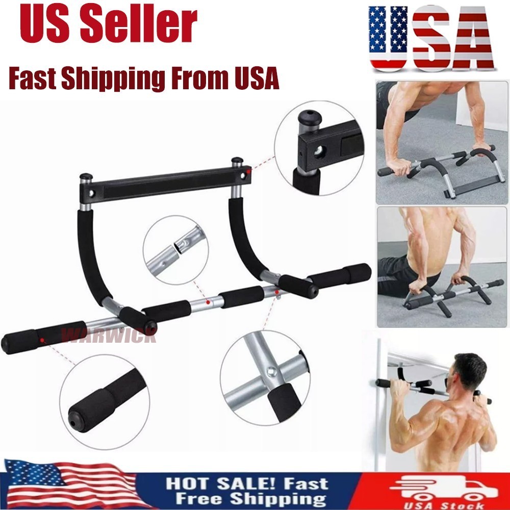 DOORWAY CHIN UP BAR PULL UP BAR SIT UP MULTI-FUNCTION HOME GYM