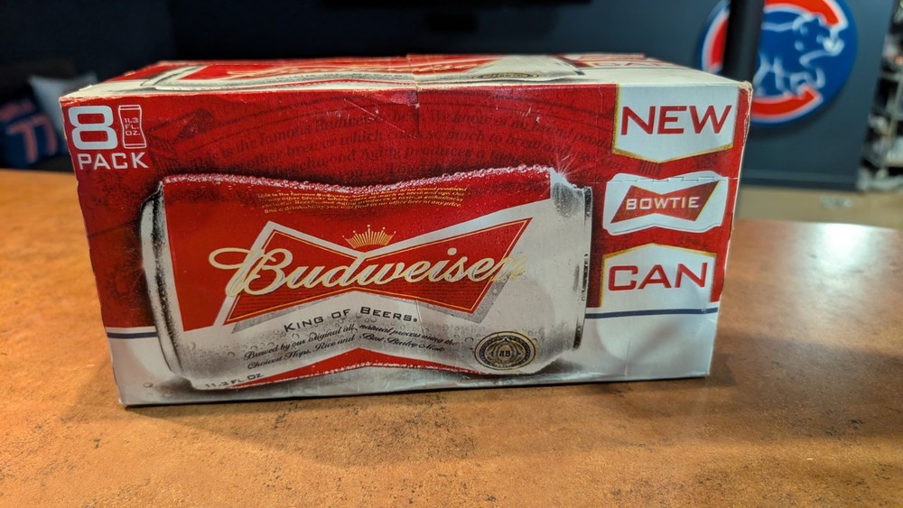 Budweiser Bowtie Can