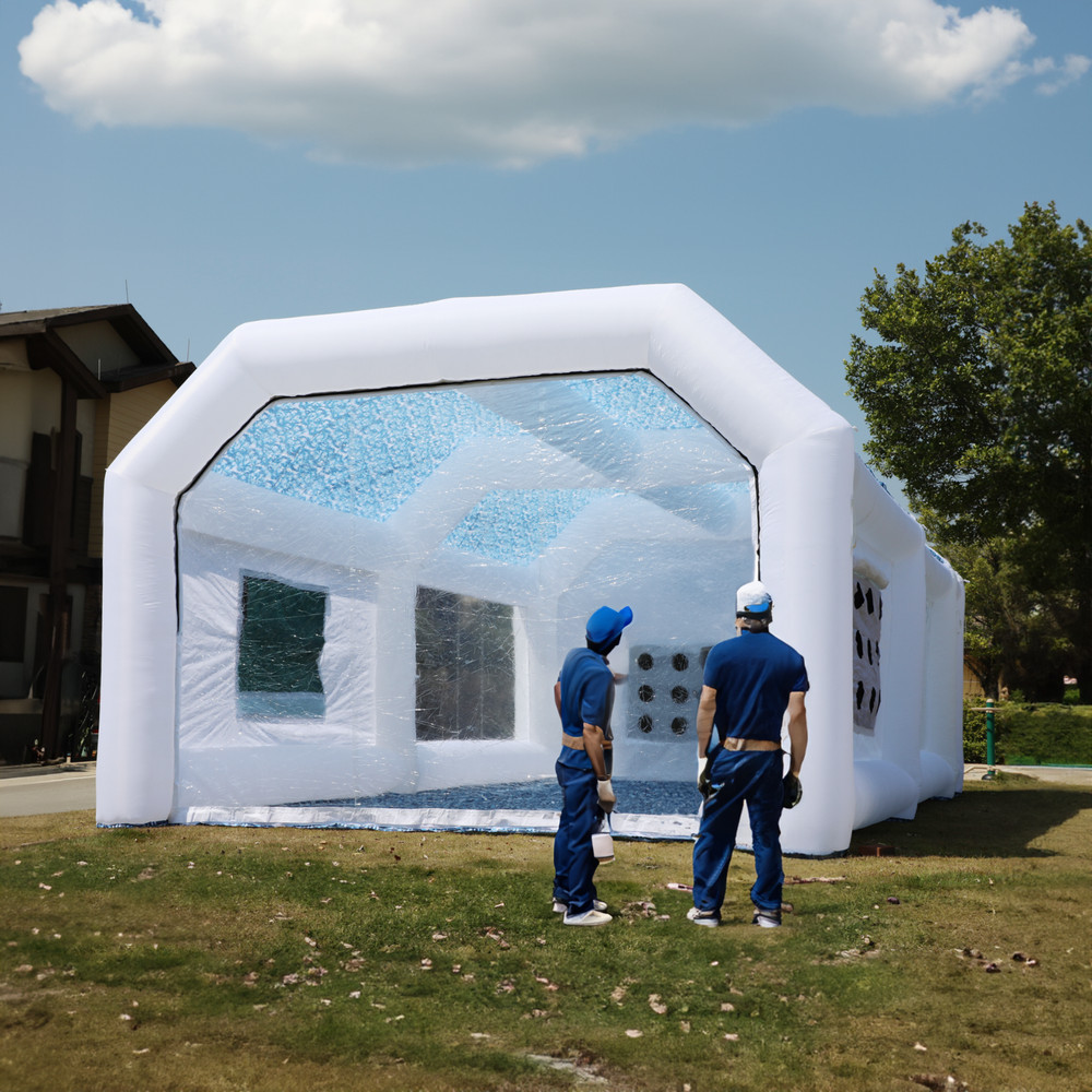 𝟐𝟖𝐱𝟏𝟓𝐱𝟏𝟎𝐅𝐭  Portable Inflatable Paint Booth