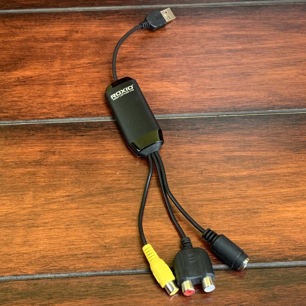 Roxio Video Capture USB UB315-E Adapter for Converting VHS VCR to Digital Format