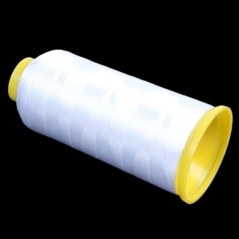 5000M White Polyester Thread Cones for Embroidery