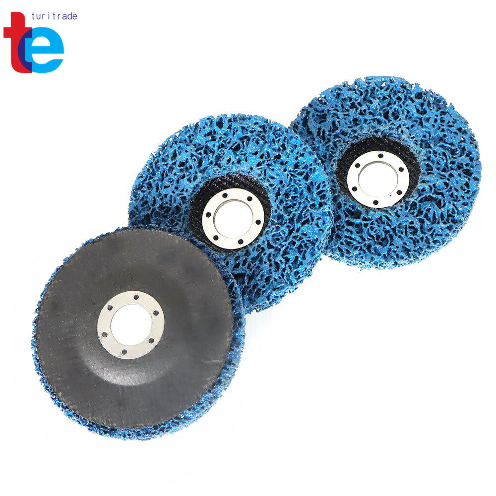 10 Pack 4.5" x 7/8" Strip Disc Wheel Paint Rust Removal Clean For Angle Grinder