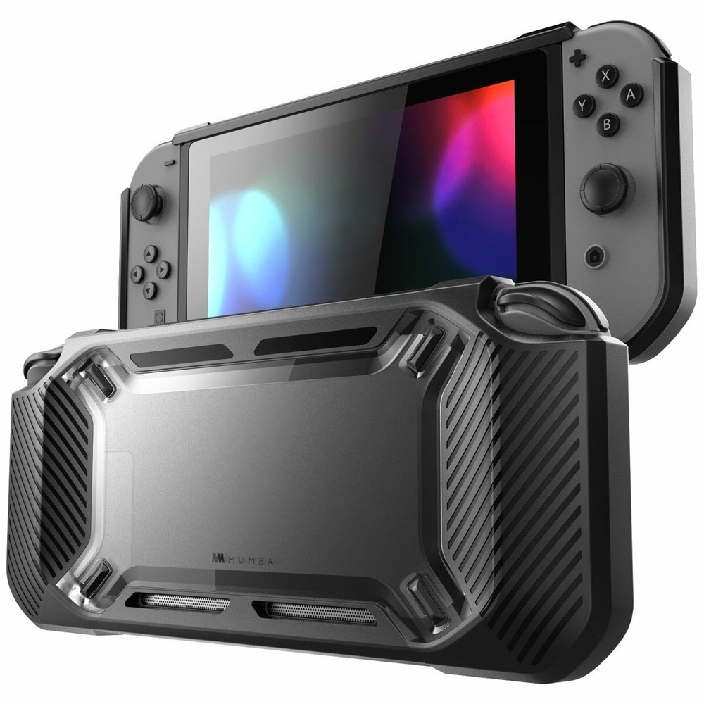 For Nintendo Switch Console Grip Case Cover, Mumba Protective Shockproof Shell