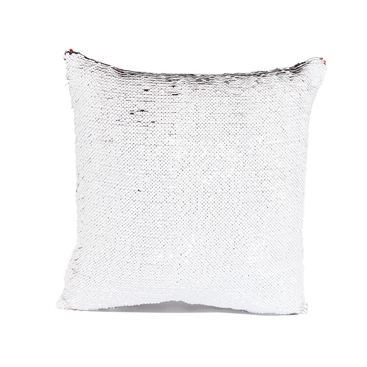 4Pcs Sublimation Blank Reversible Sequin Pillowcase Throw Cushion Cover For DIY