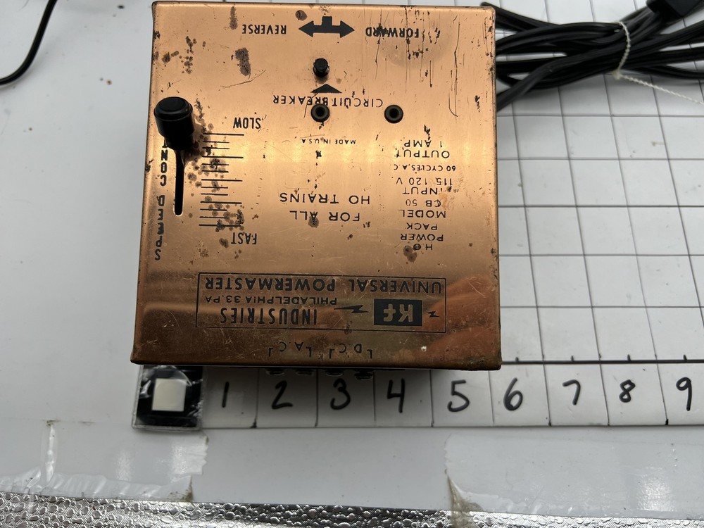 KF Industries HO Scale Universal Powermaster Transformer Tested/Works