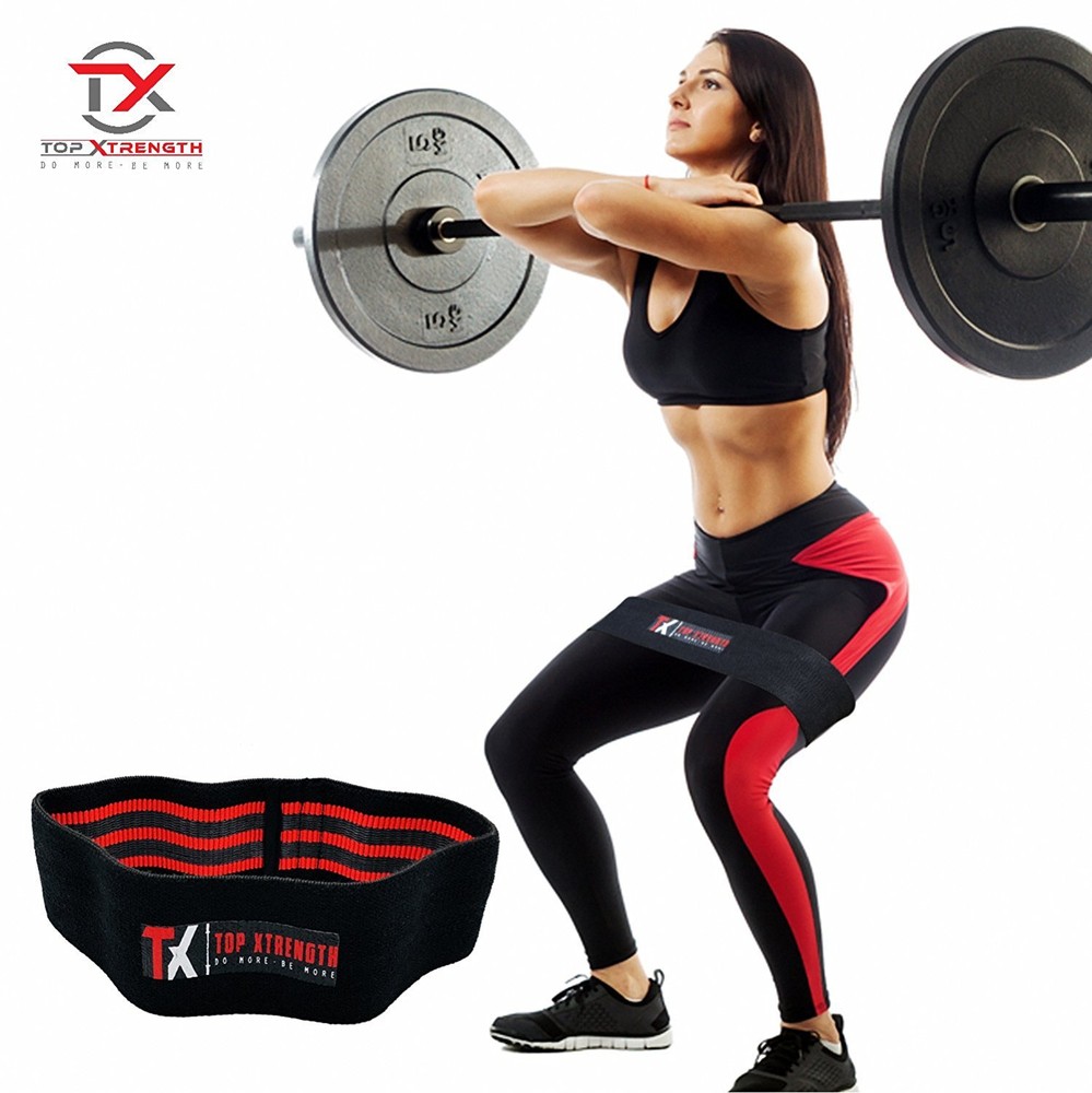 Topxtrength Resistance Hip Band - Workout Legs & Booty Exercise Small-Medium