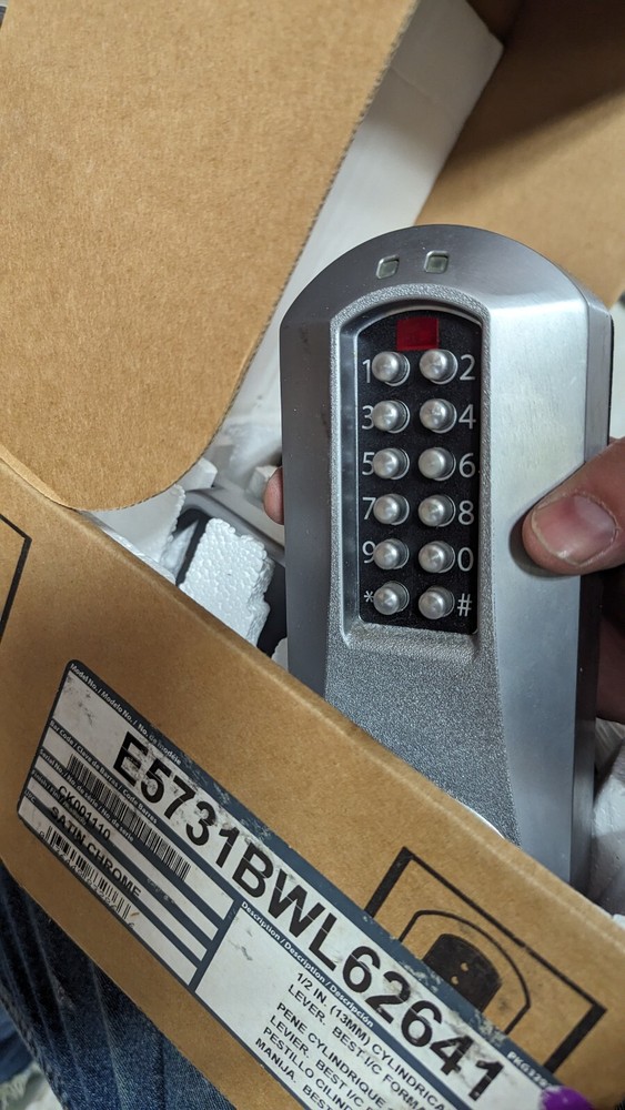 Kaba Eplex E5731BWL62641 Electronic Pushbutton - Prox-Lock IC Core