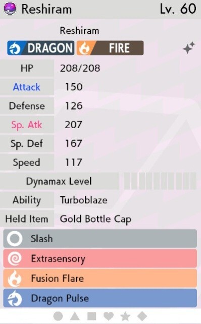 ✨Shiny✨ Reshiram For Sword & Shield