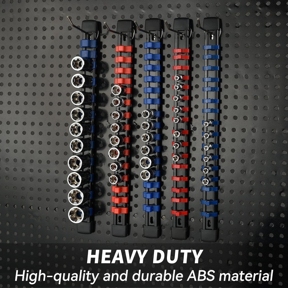 Durable 18-Piece Socket Storage Solution