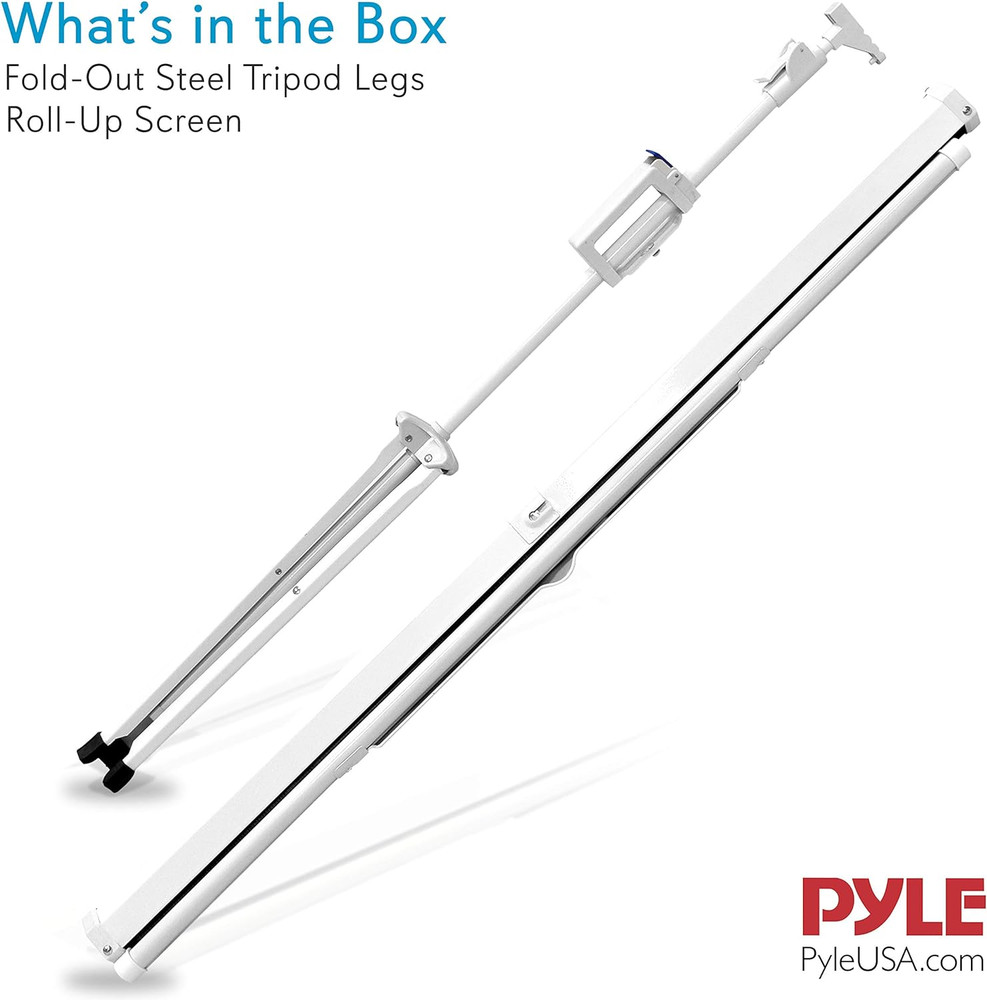 Portable Projector Screen Tripod Stand - Mobile Projection Screen, Lightweight C