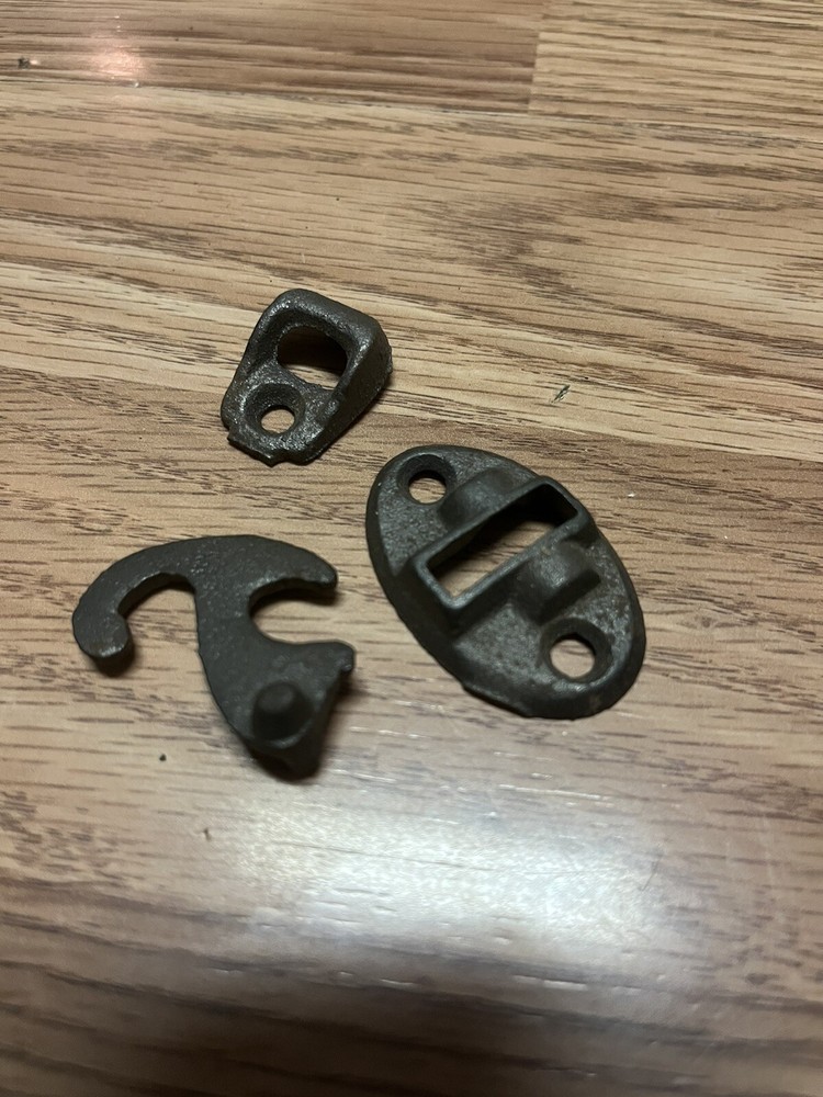 Antique Original Acme Shutter Hinge Latch Lot Cast Iron
