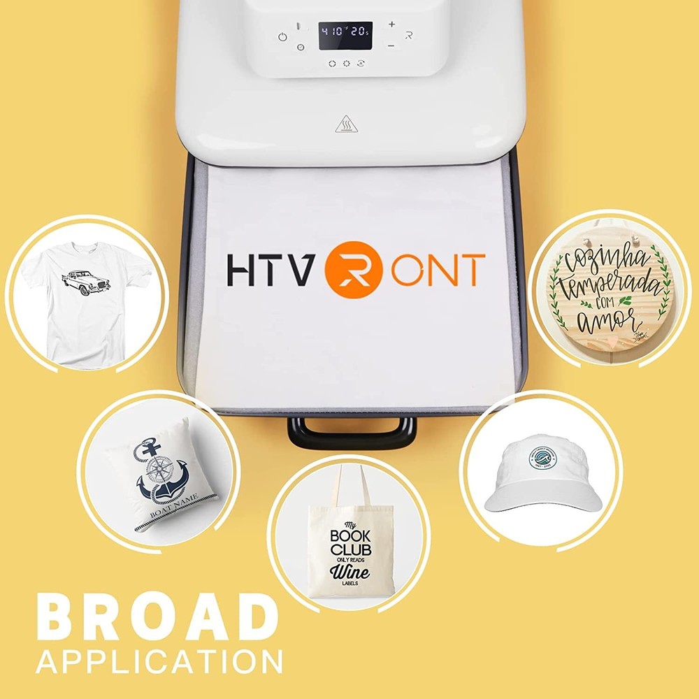 HTVRONT Heat Press Machine Bundle Digital Transfer T-Shirt Sublimation Automatic