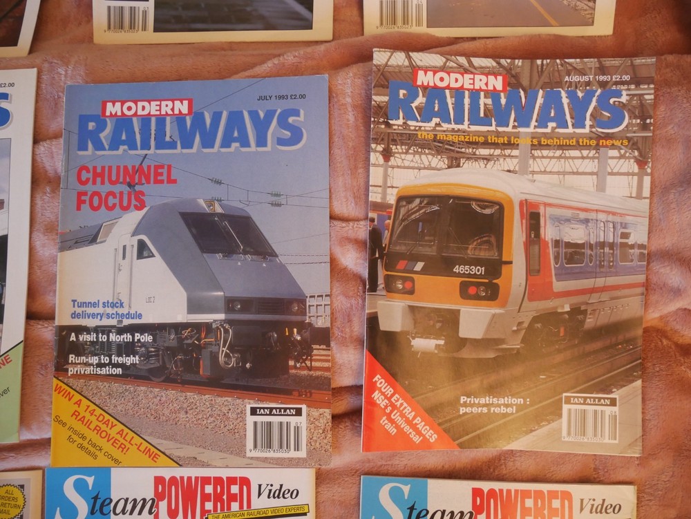Modern Railways magazine x 12: year 1993 complete