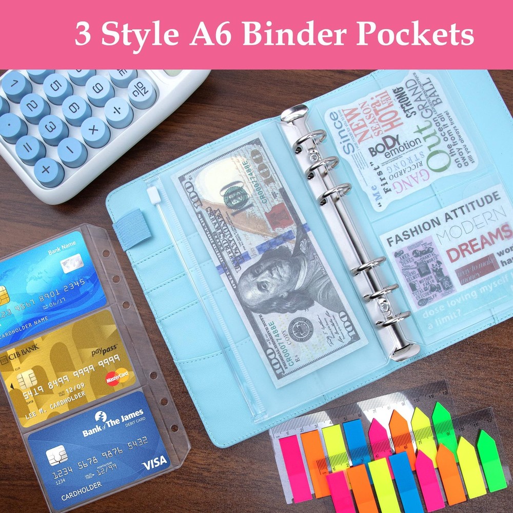 Antner A6 Refill Paper Planner Inserts for A6, 3 Pack Kit
