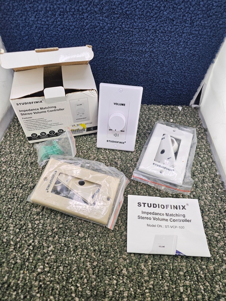 Studiofinix ST-VCP-100 Impedance Matching Stereo Volume Controller In-Wall