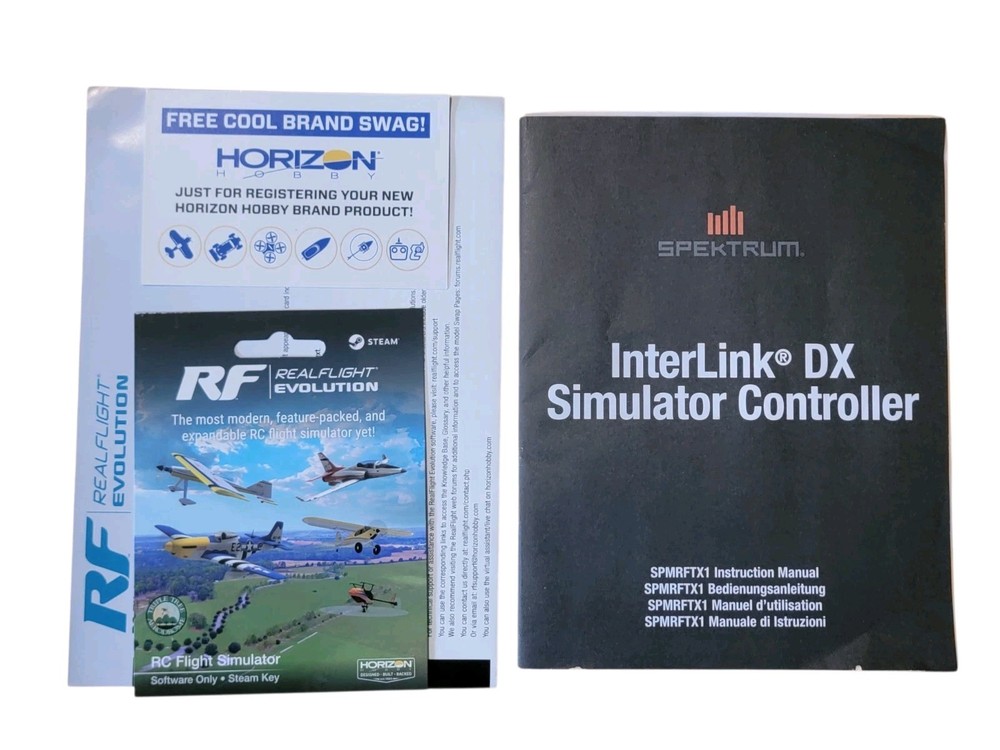 RealFlight Evolution RC Flight InterLink DX Controller RFL2000 Complete In Box