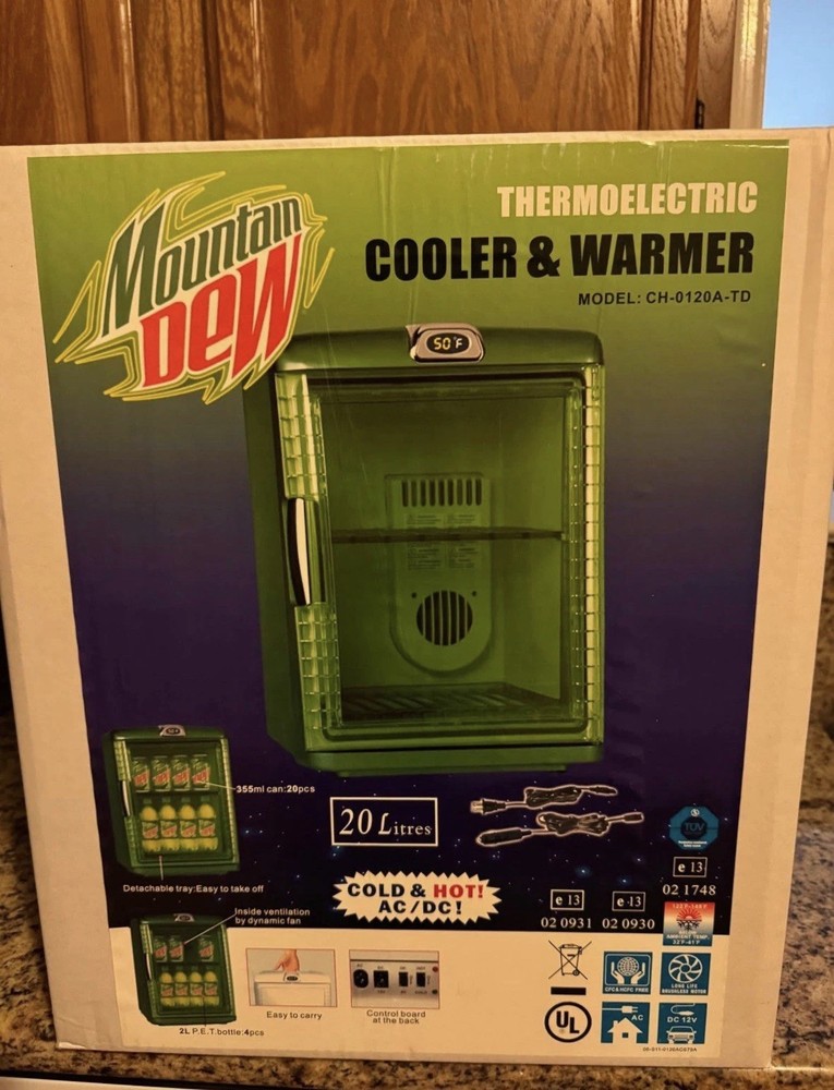 MOUNTAIN DEW MINI FRIDGE AC/DC (HOT & COLD)