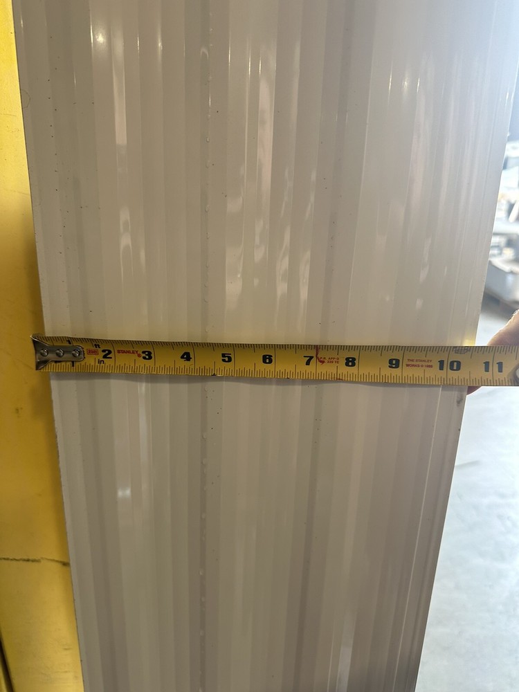 RV/Camper/Teardop Aluminum Tin Mesa Siding Repair Polar White metal 10''x72''