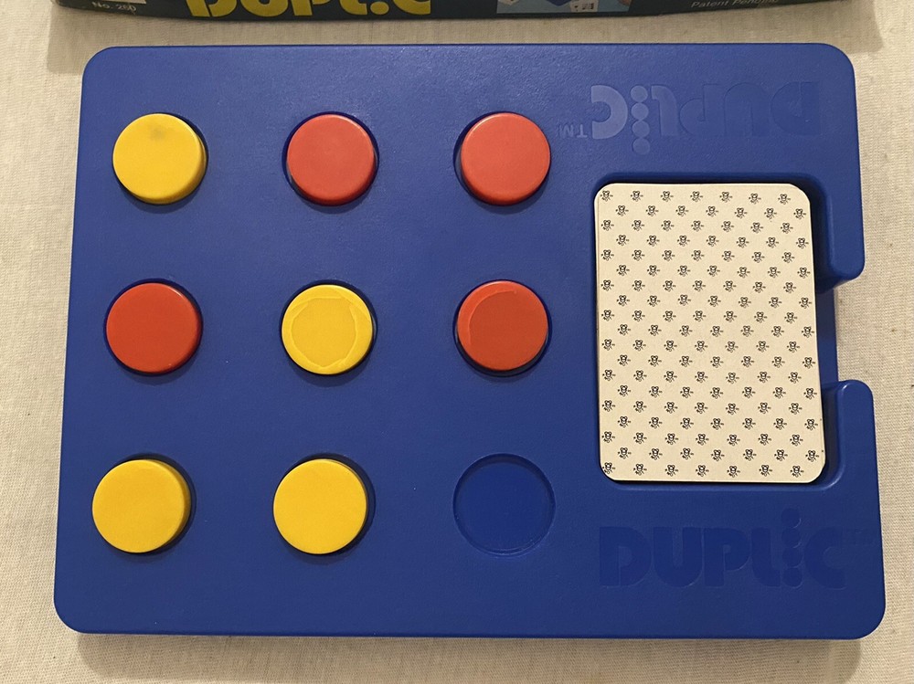 Vintage Duplic 1981 2 Player Strategy Matching Game by Knots COMPLETE