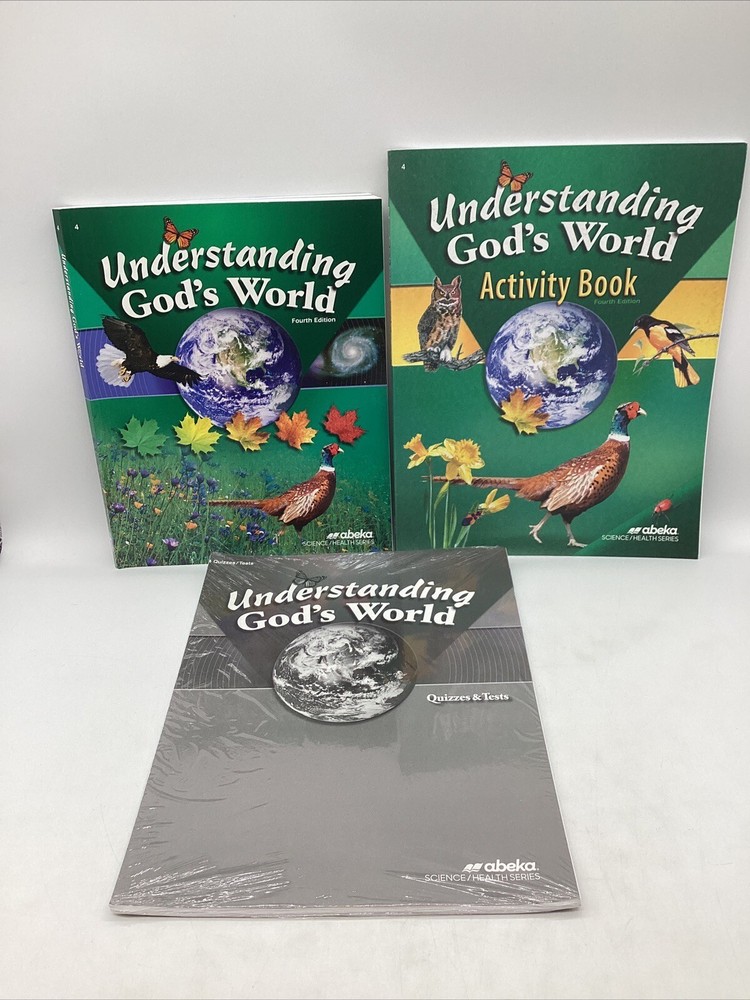 Abeka Understanding God’s World Student Text, Test & Activity 4th Grade Science