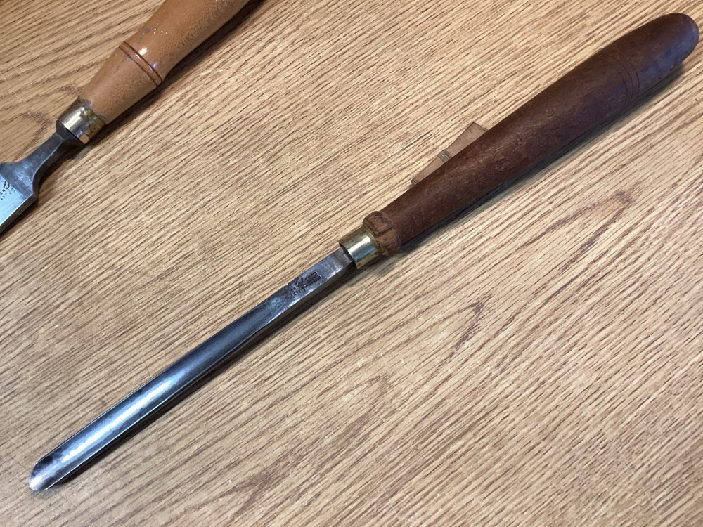 Nice Set Of 6 Vintage Giant Buck Bros Lathe Chisels Gouges Tuning Tools