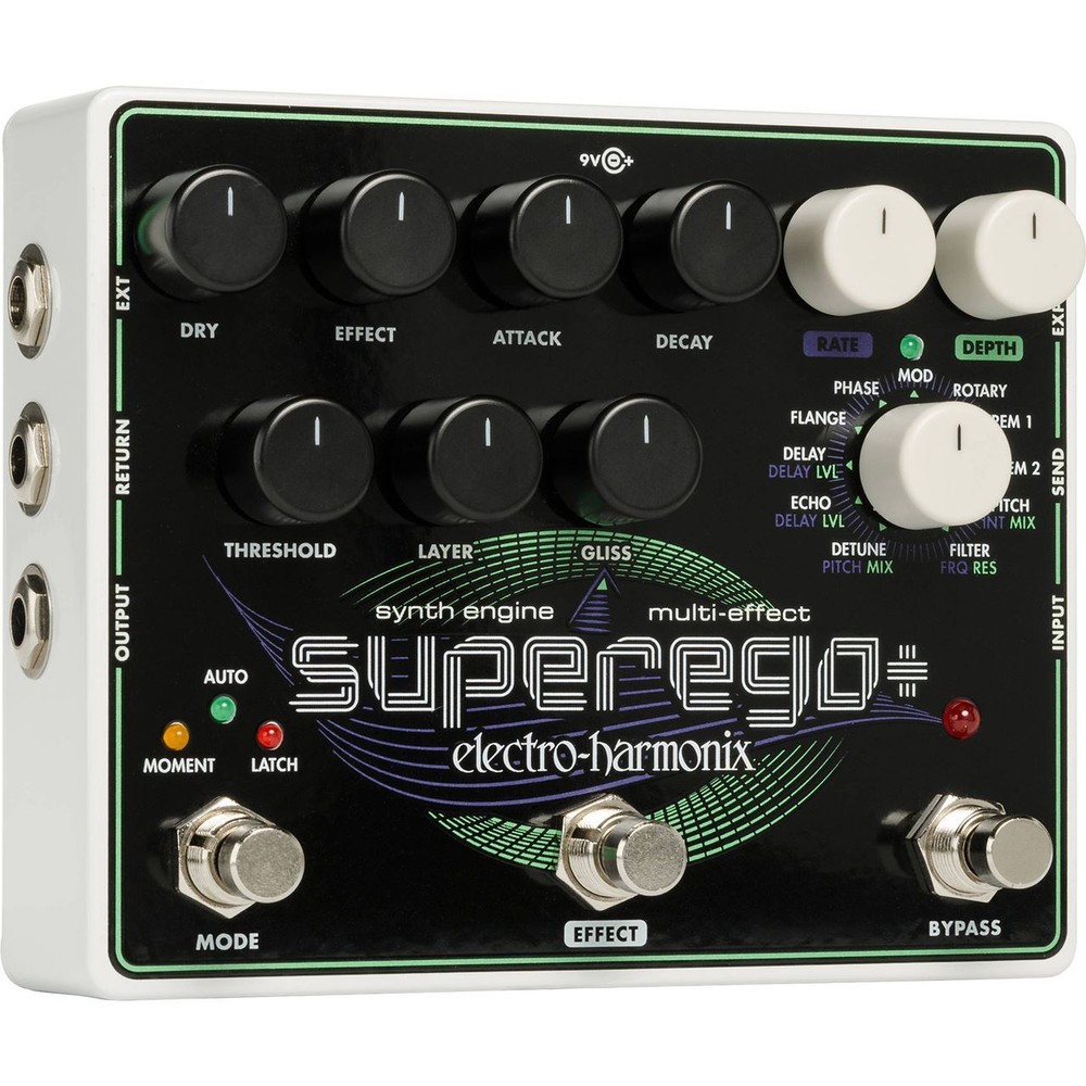 Electro-Harmonix Superego Plus Synth Engine Multi-Effect Pedal