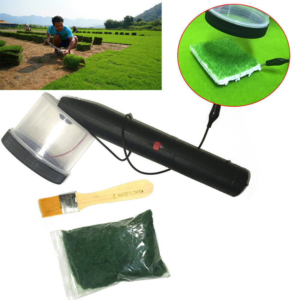 Static Grass Flock Applicator Handheld Strong Power Advanced Flocking Scenery