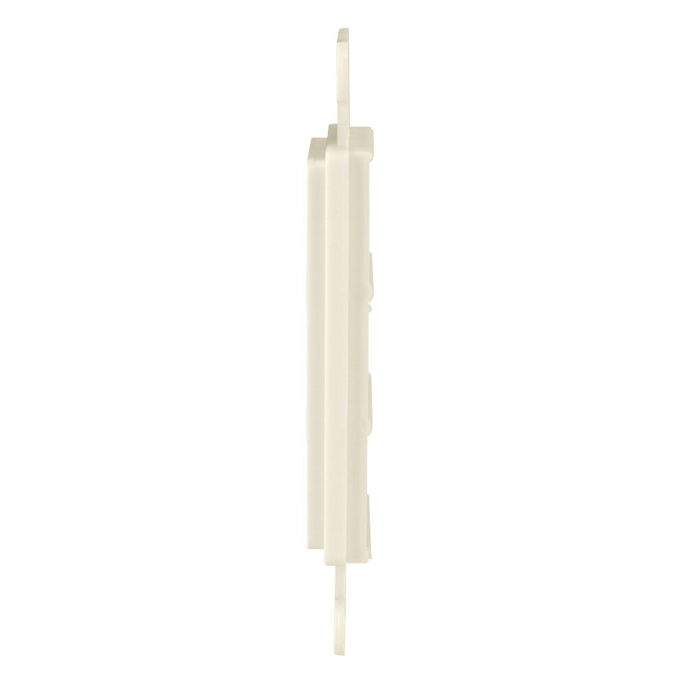 Construct Pro 6-Port Single Gang Keystone Decora Style Insert Strap Light Almond