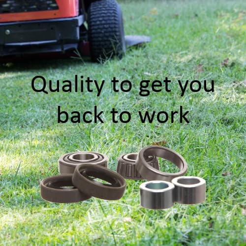 REPLACEMENTKITS.COM Front Wheel Bearing Rebuild Kit Compatible with Kubota Zero