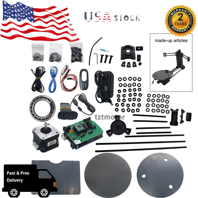 3D Open Source DIY 3D Scanner Kit Advanced Laser Scanner w/ C270 Camera 3D US TZ