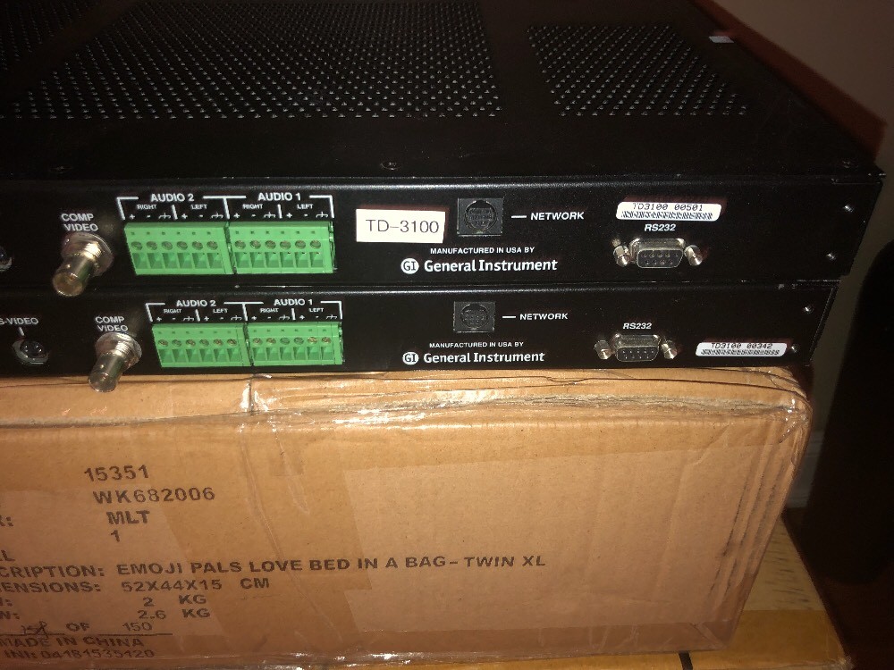 MAGNITUDE TD-3100 PROFESSIONAL TERRESTRIAL DECODER TD-3100 GENERAL INSTRUMENTS