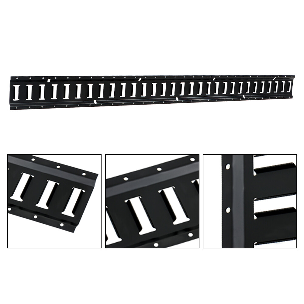 8 Pack 5' E Track Tie Down Rails System Power Coated E-Tracks for Cargo Trailers