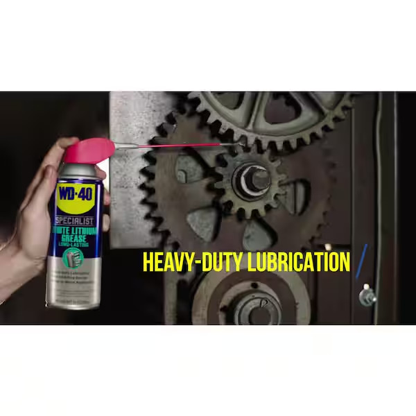10 oz. White Lithium Grease, Long-Lasting Grease Spray