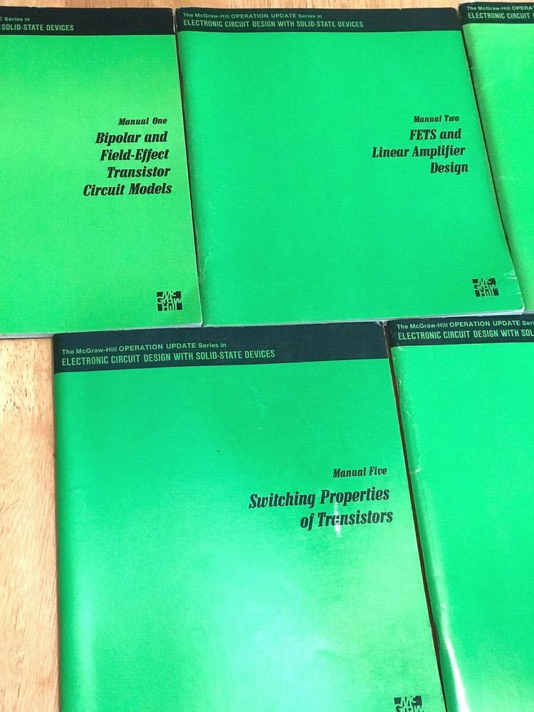 7 McGraw-Hill Operation Update Electronic Circuit Design Solid State Manual