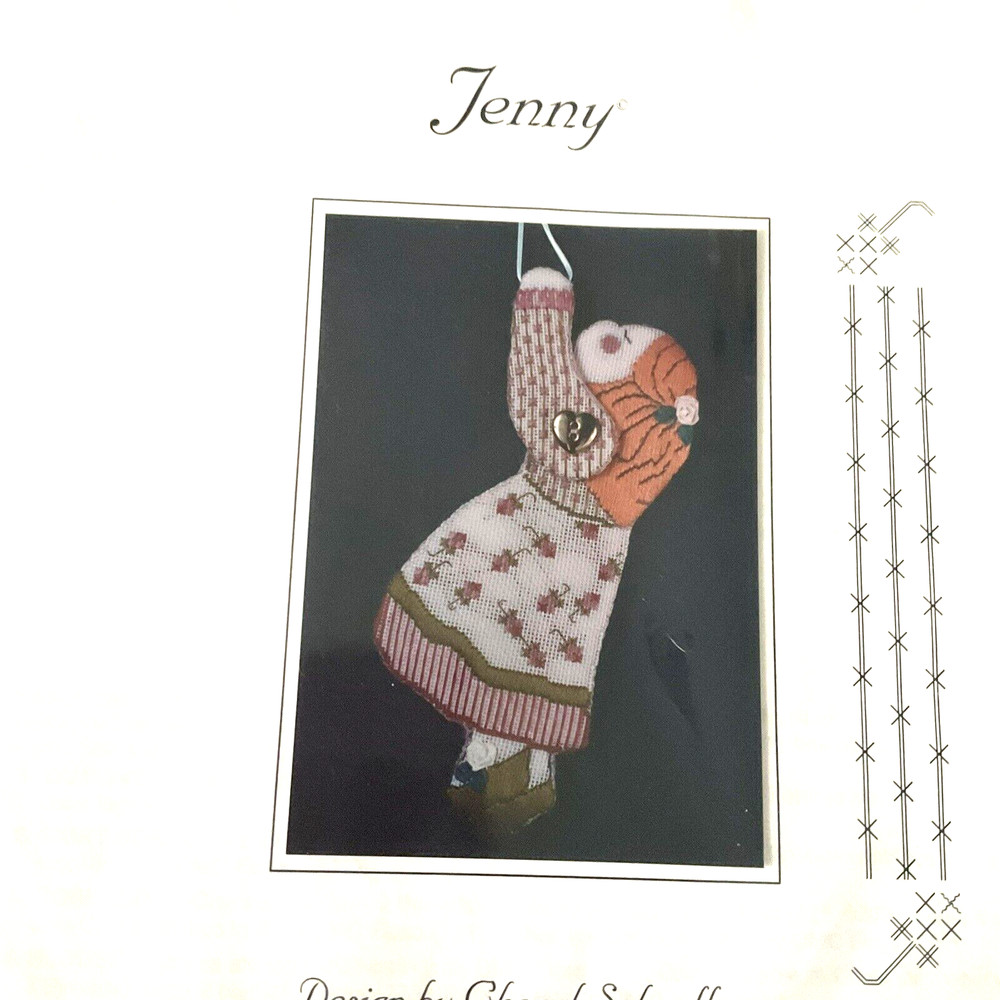Needlepoint Pattern Jenny Chart by Cheryl Schaeffer Designs Fleur De Paris Ca