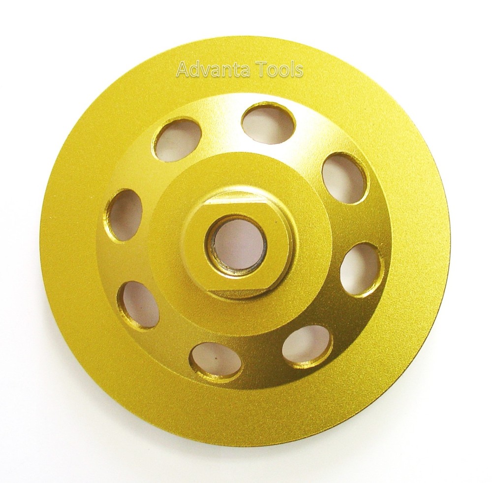 5” PCD Cup Wheel - Quarter Round 8-Segment with 5/8"-11 Arbor