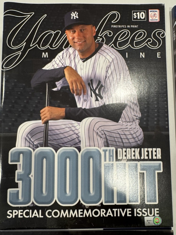 Collection of Derek Jeter 3000th Hit Game Programs
