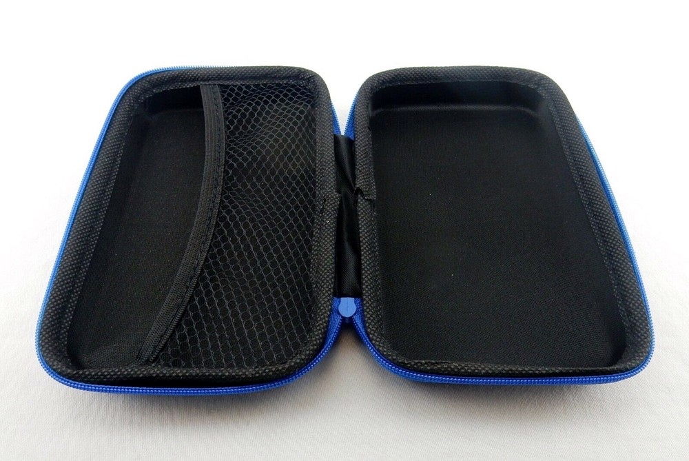 Zippered Storage Case w/Inside Mesh Pouch ~ Blue, or White ~ #IT904