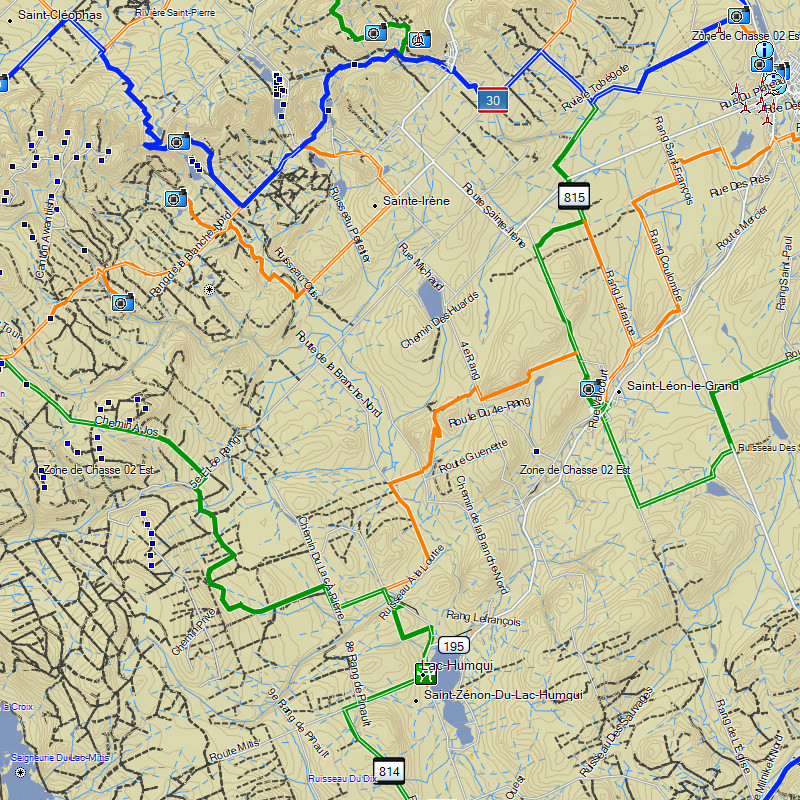 TrakMaps ATV Quebec - Garmin GPS Map