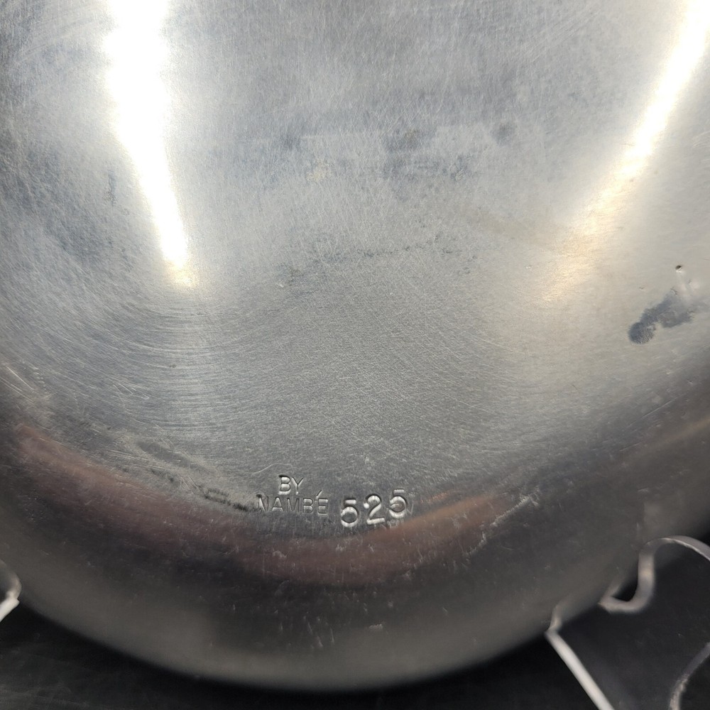 Nambé 525 Alloy Modern Triangular MCM Plate 10" Made In USA