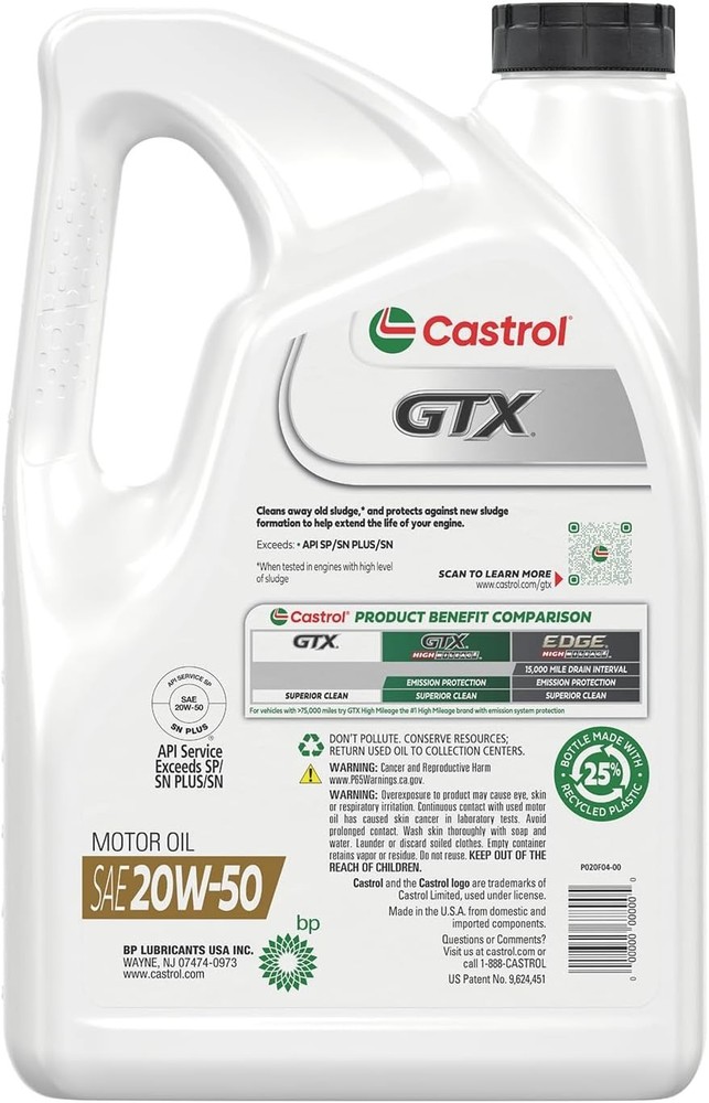 Motor Oil - 5 Quart Pack