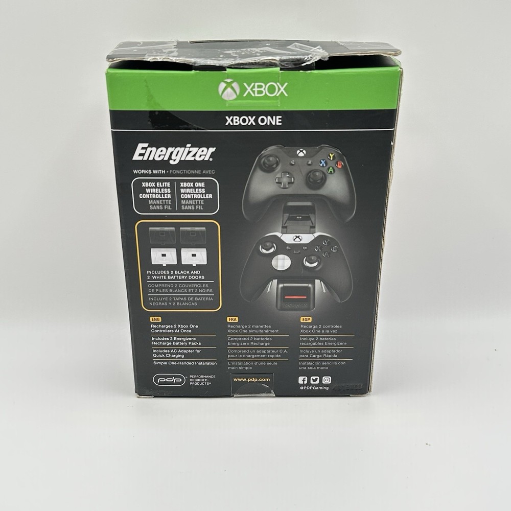 Energizer XBOX ONE Charging System w/ 2 Battery Packs