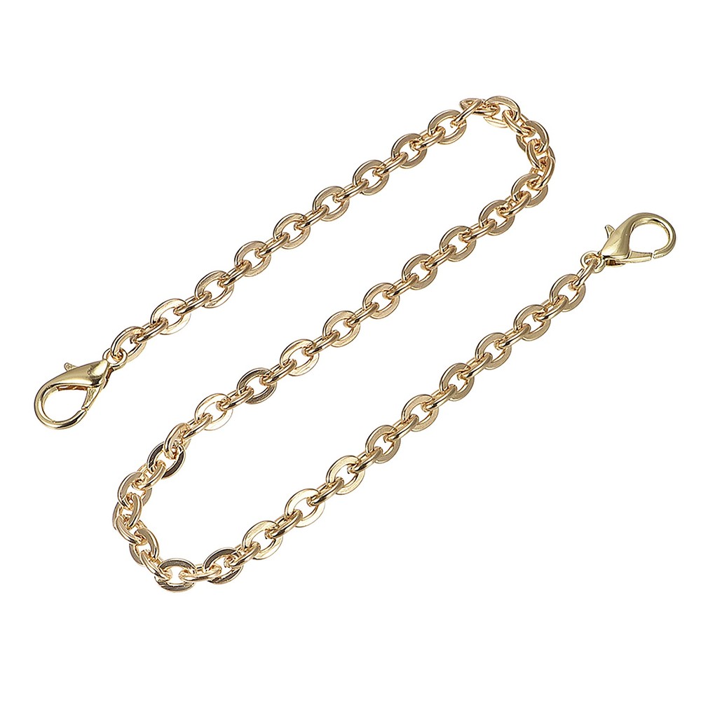 16"x0.22" Purse Chain Strap, Purse Handle Shoulder Replacement Strap, Gold