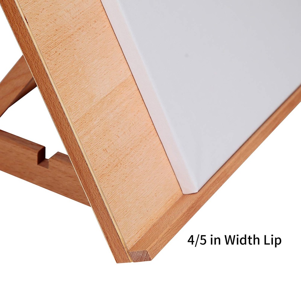 Extra Large 5-Position Wood Drafting Table Easel Drawing and Sketching Board,...