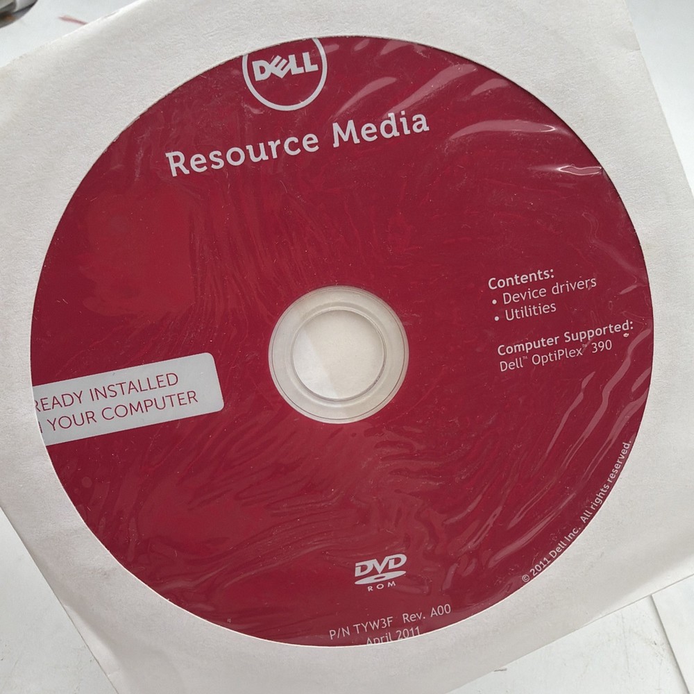 Dell Reaource Media Dvd 2011 D2A