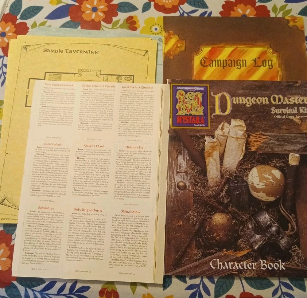 Mystara Dungeon Master Survival Kit Complete 2512