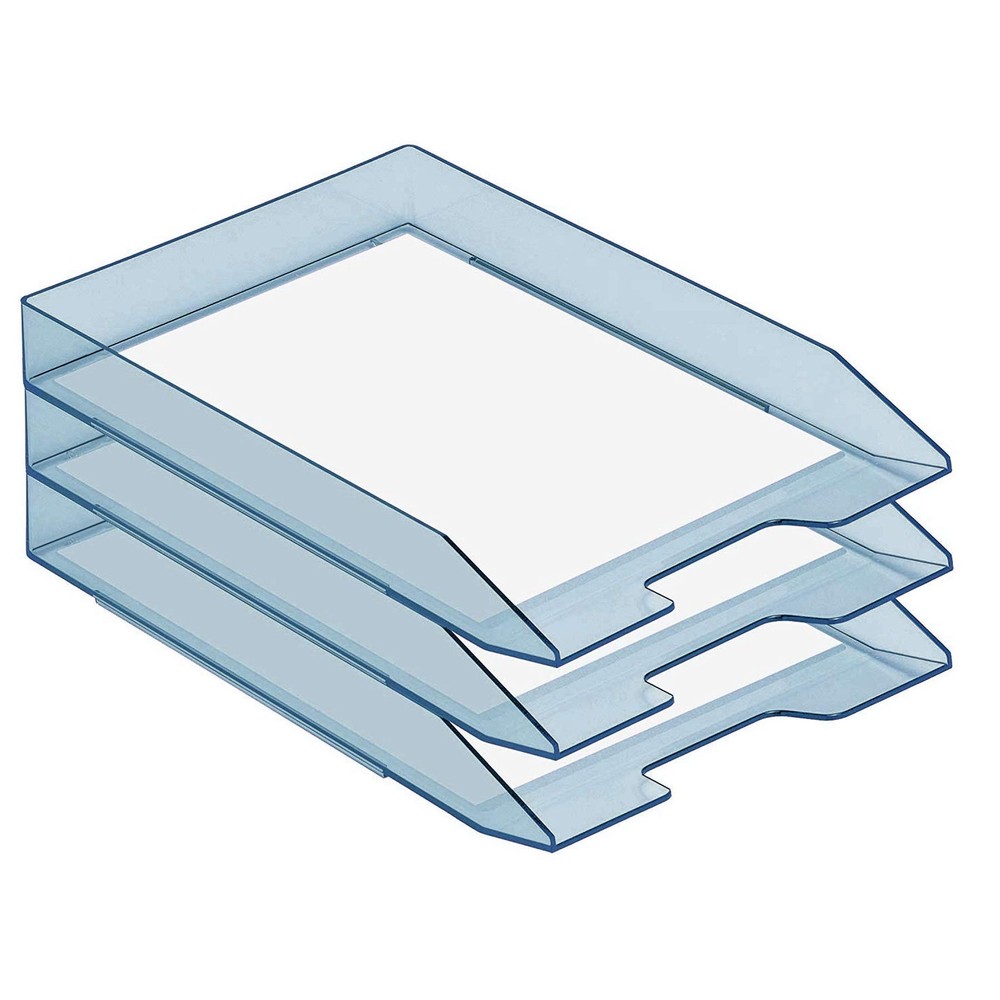 Stackable Letter Tray Front Load, Letter Size, Stacking Document Desk Office ...