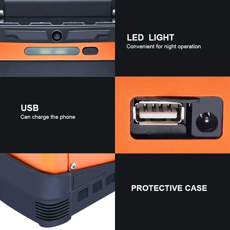 AI-6A Optical Fiber Splicer Cladding/Manual Alignment Support Night Operation