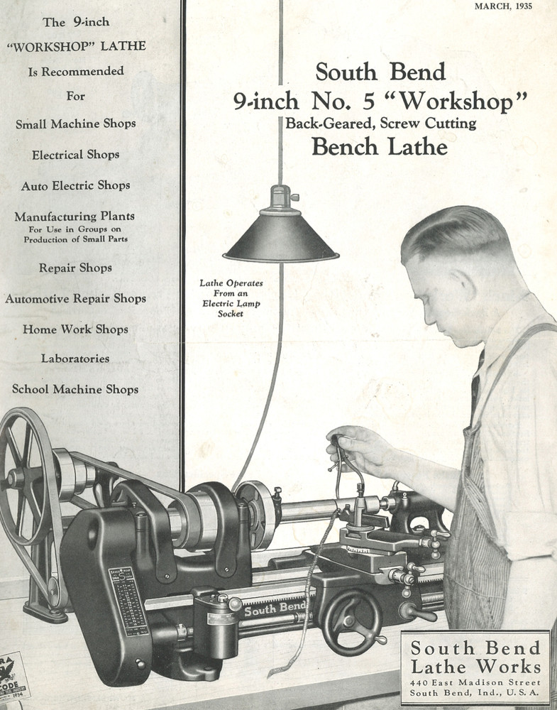 Early South Bend 9" Workshop Lathe Compound Rest Top Casting (Inv. #2)